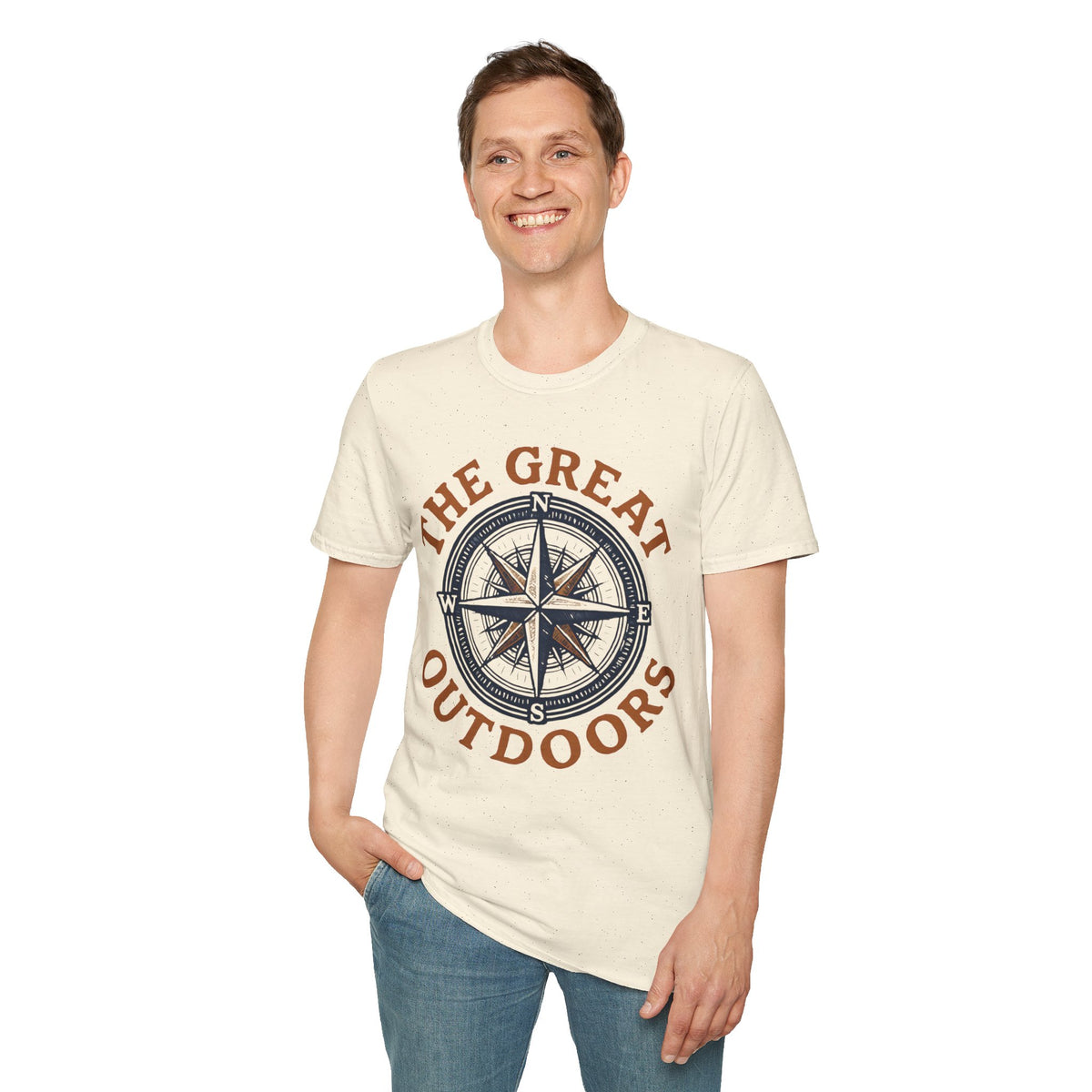 "The Great Outdoors" Compass Graphic Tee Shirt