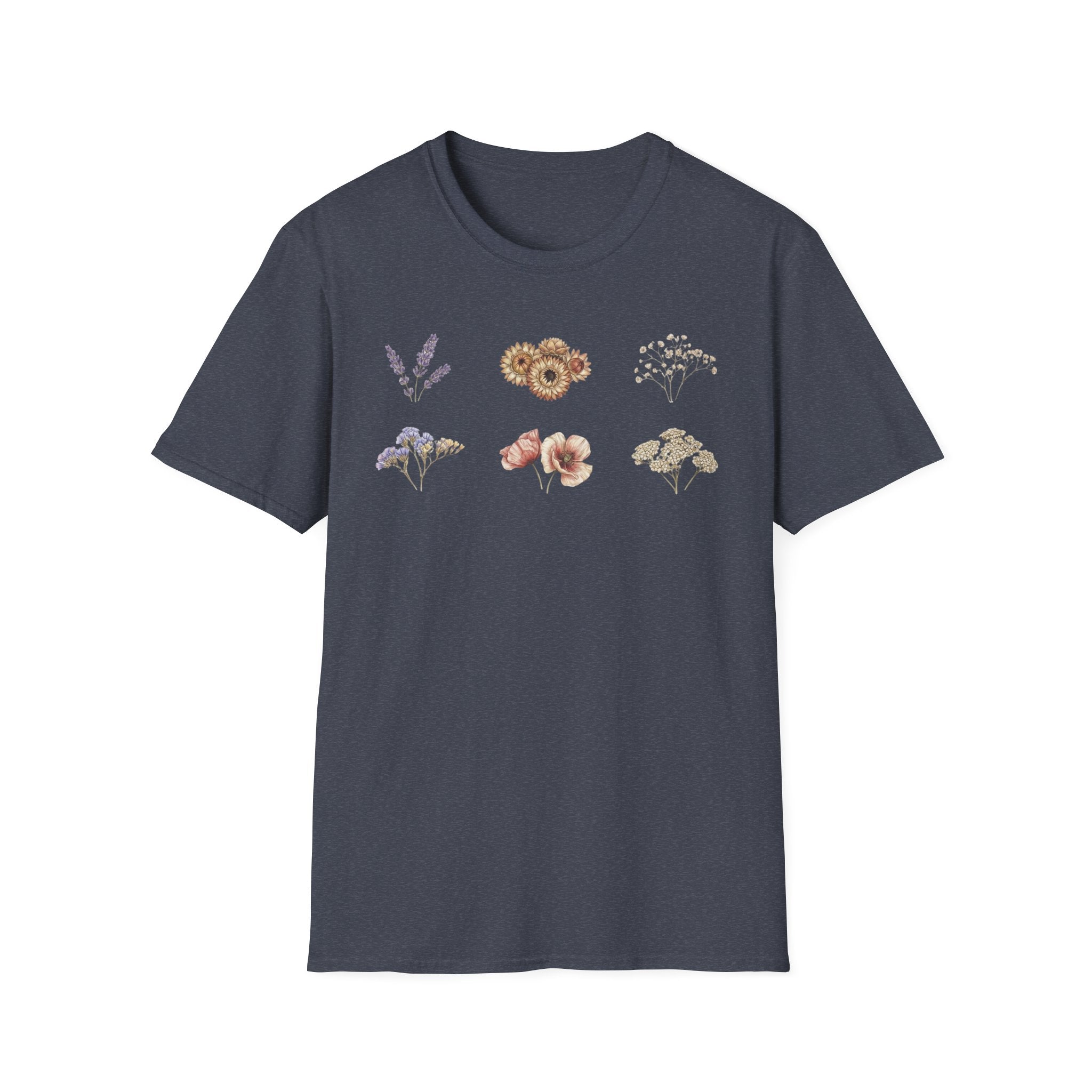 Floral Mini Bouquet T-Shirt — Vintage Botanical Graphic Tee