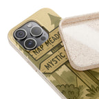 Biodegradable Phone Case — 'Nap Meadow' Mystic Lake Camping Design