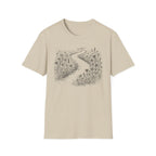 Winding Path Through The Meadow Floral T-Shirt