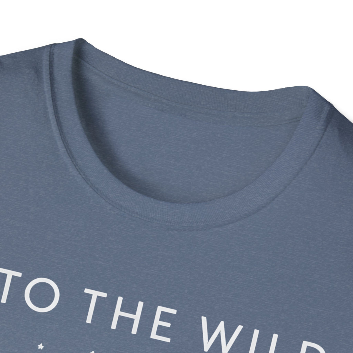 Into The Wild Canoe T-Shirt - Minimal Night Sky Lake Camping Tee