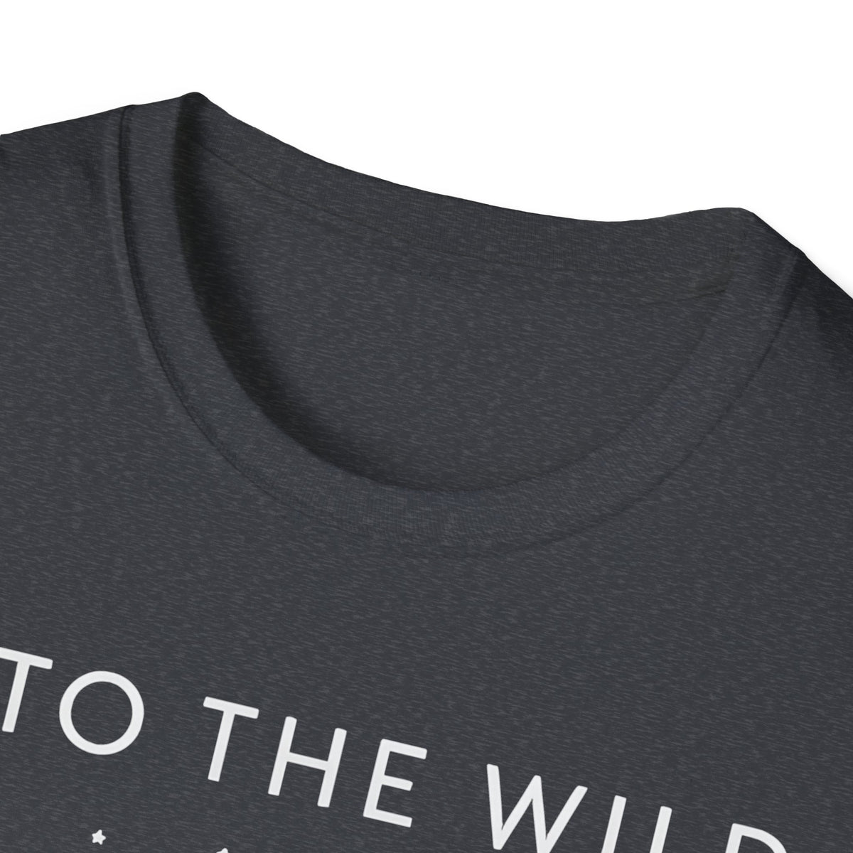 Into The Wild Canoe T-Shirt - Minimal Night Sky Lake Camping Tee