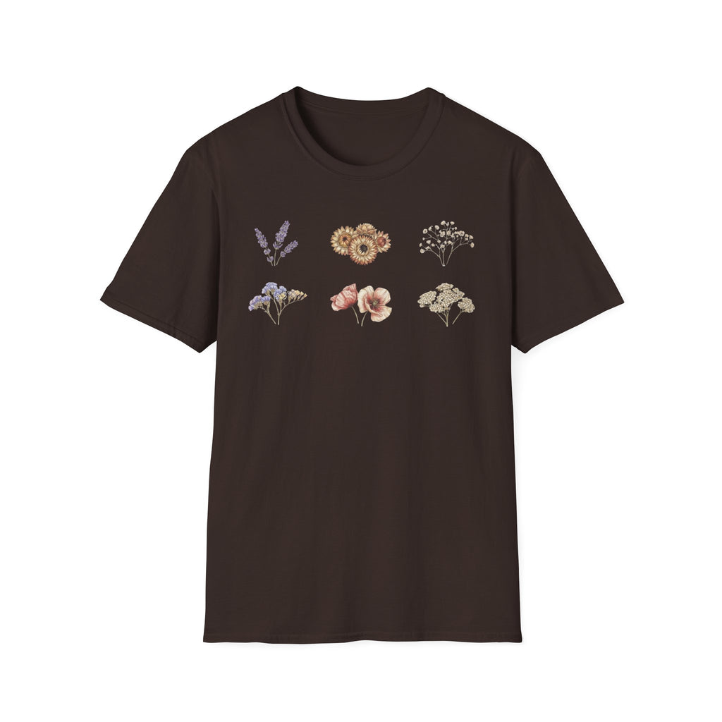 Floral Mini Bouquet T-Shirt — Vintage Botanical Graphic Tee