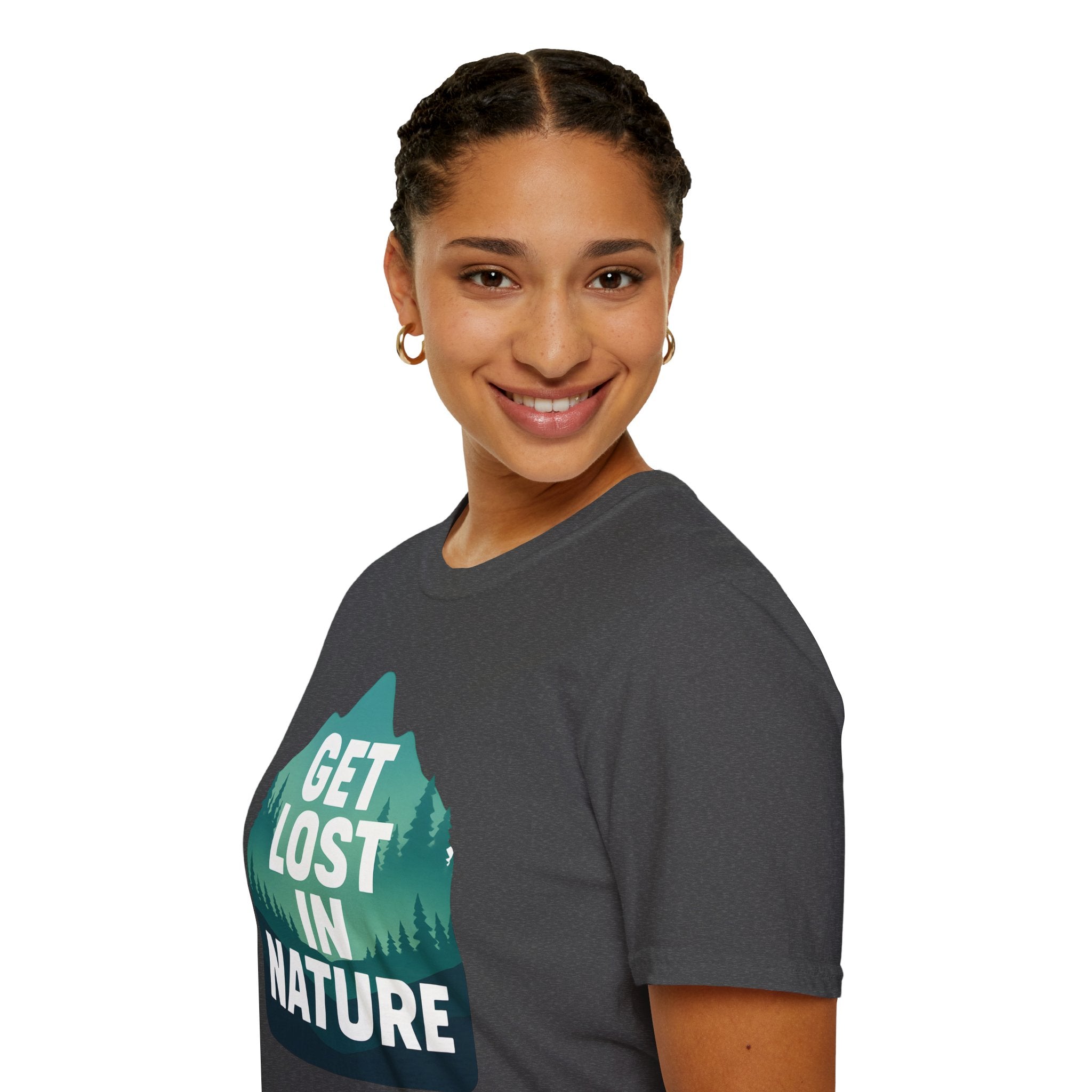 "Get Lost in Nature" Pine Trees T-Shirt