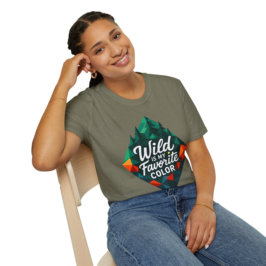 Wild Is My Favorite Color Diamond T-Shirt — Pines & Geometric Logo