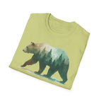 Forest Bear T-Shirt — Watercolor Woodland Bear Graphic Tee Shirt