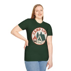 Camp Life T-Shirt — Tent & Campfire Outdoor Tee