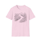 Winding Path Through The Meadow Floral T-Shirt