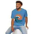 "Keep the Sea Plastic Free" Ocean Conservation Wave Tee Shirt
