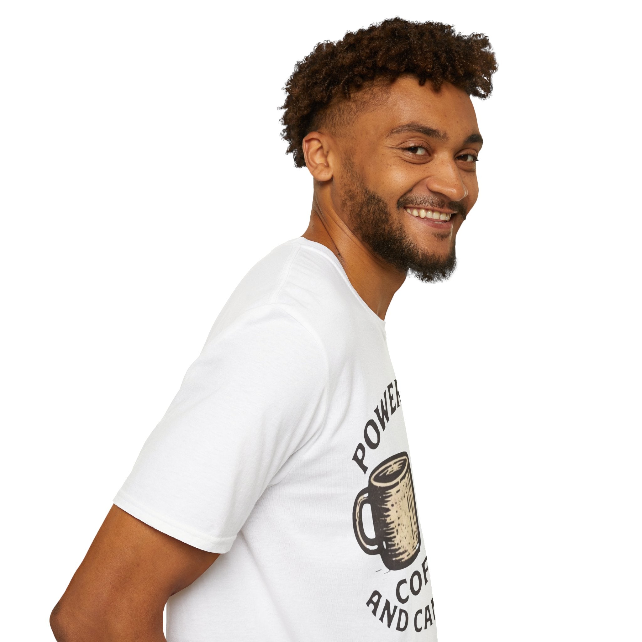 Powered By Coffee And Campfires Vintage Camping T-Shirt