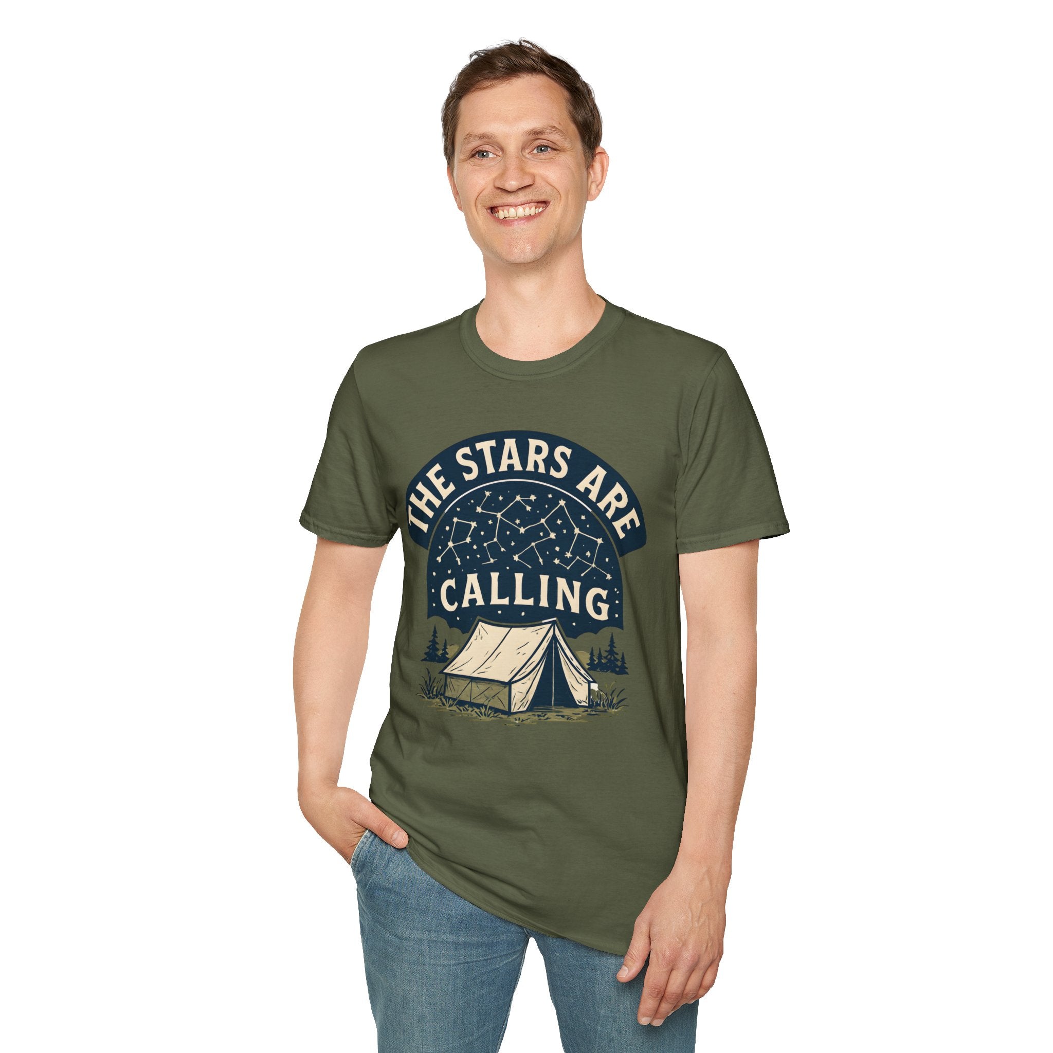 "The Stars Are Calling" Tent T-Shirt
