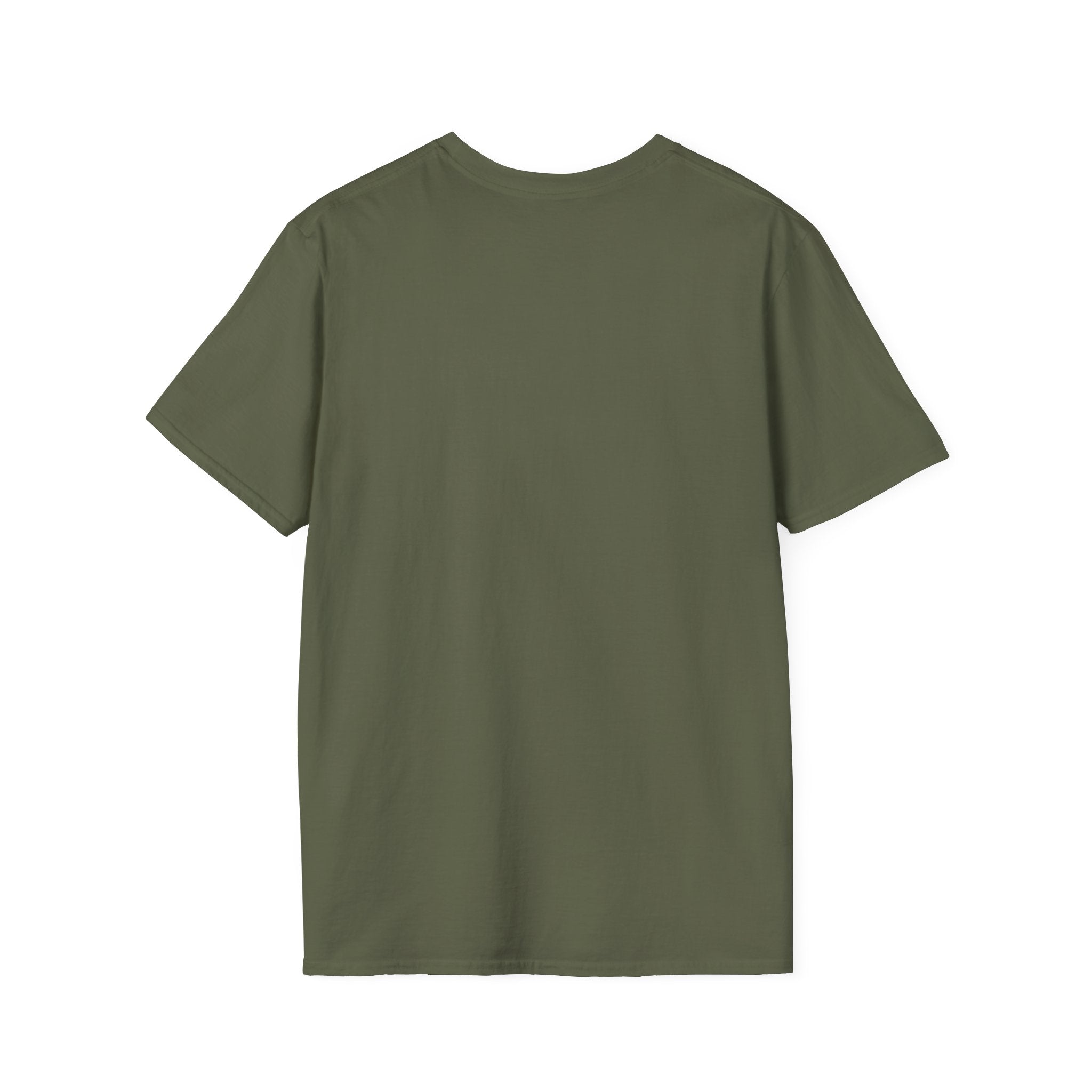"Campfires & Good Times" T-Shirt — Retro Camping Tee with Bonfire, Trees & Coffee Mug