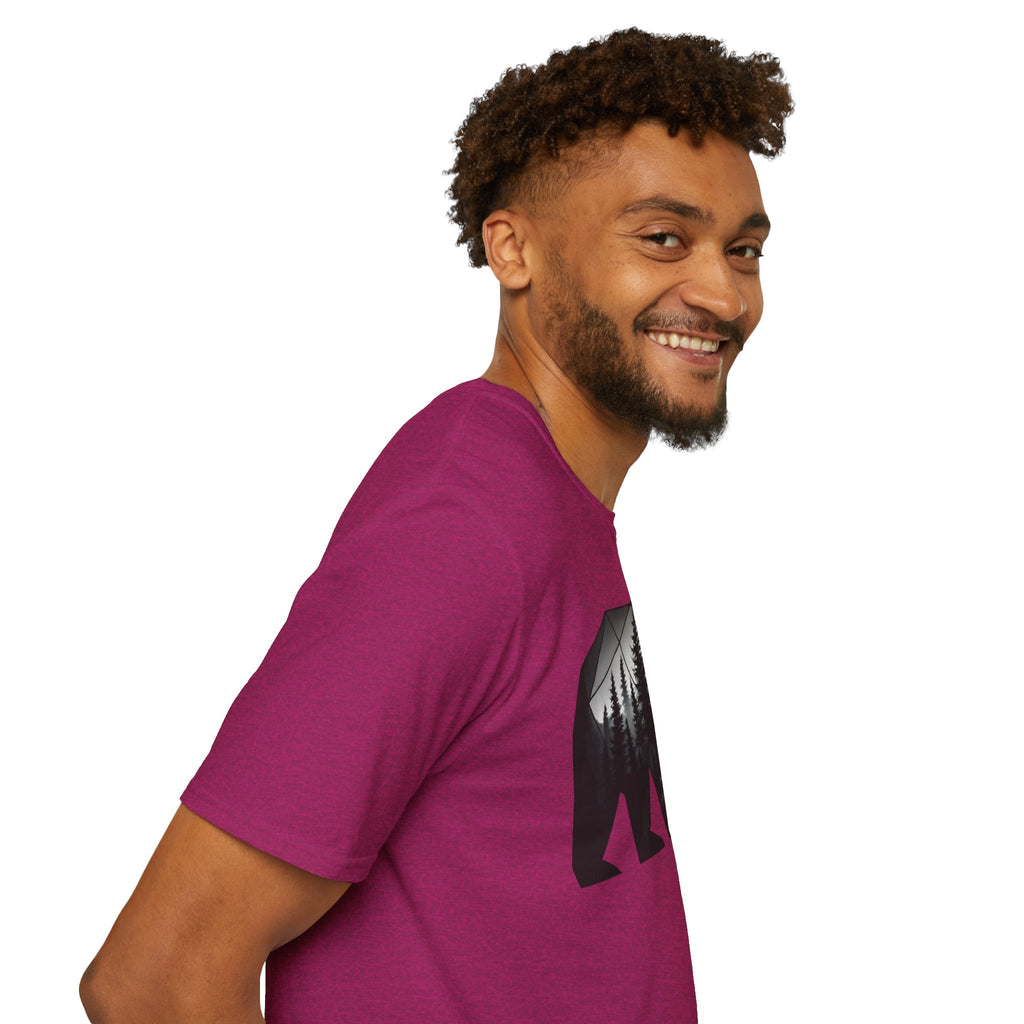 Geometric Forest Bear T-Shirt