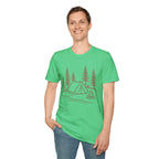 Camping Tent and Campfire T-Shirt