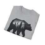 Geometric Forest Bear T-Shirt