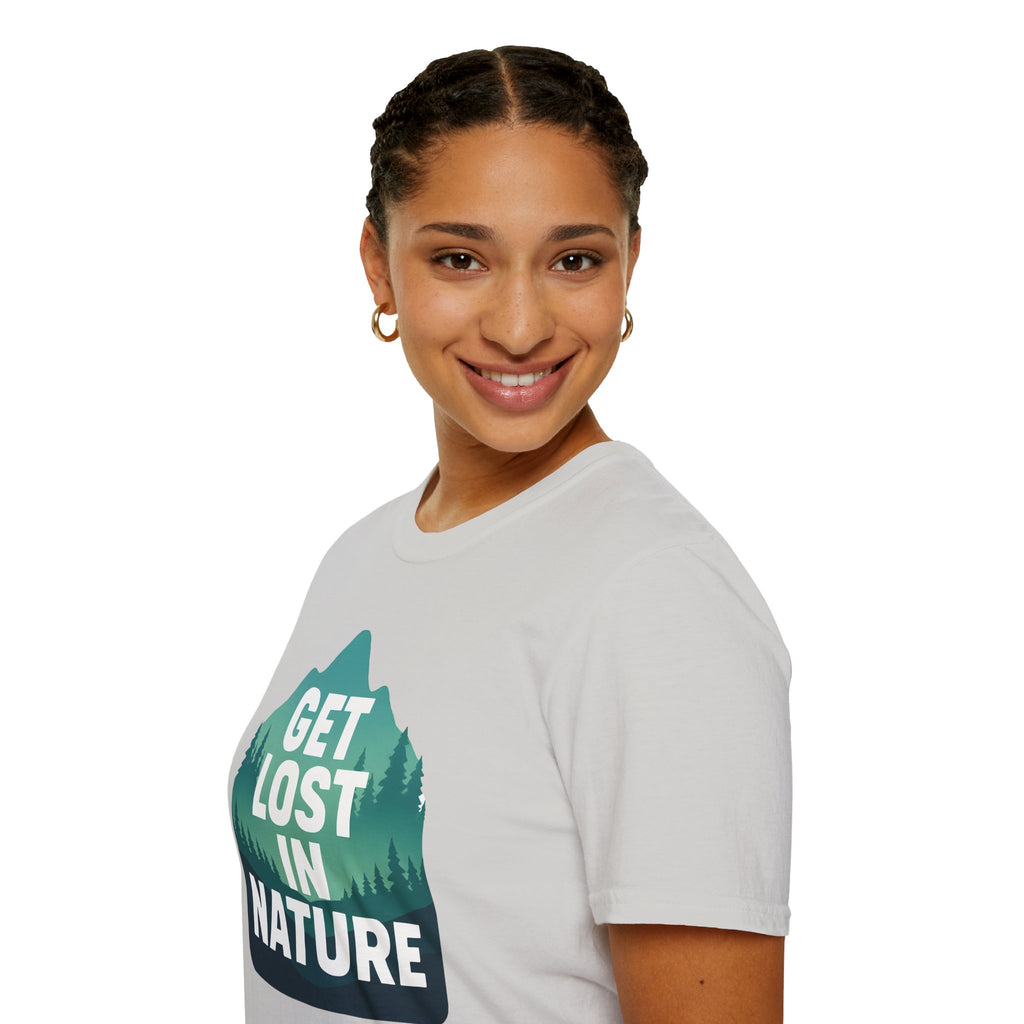 "Get Lost in Nature" Pine Trees T-Shirt