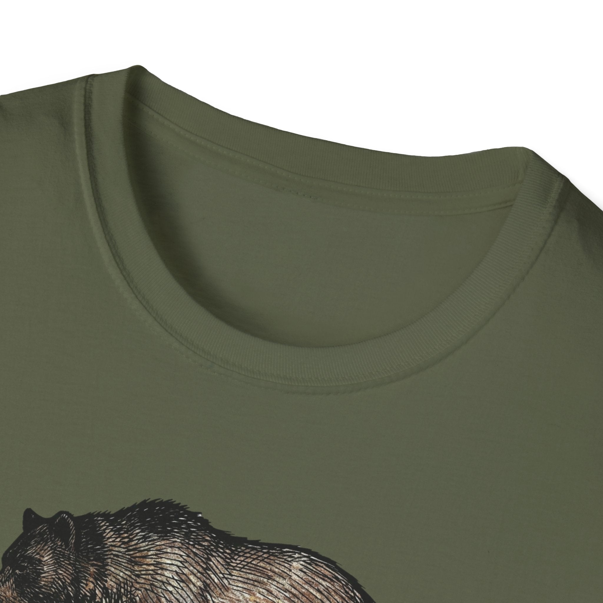Bear & Pines T‑Shirt — Rustic Woodland Graphic Tee