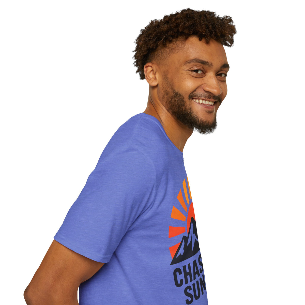 Chase The Sunrise Mountain T-Shirt — Sunrise & Peaks Graphic Tee