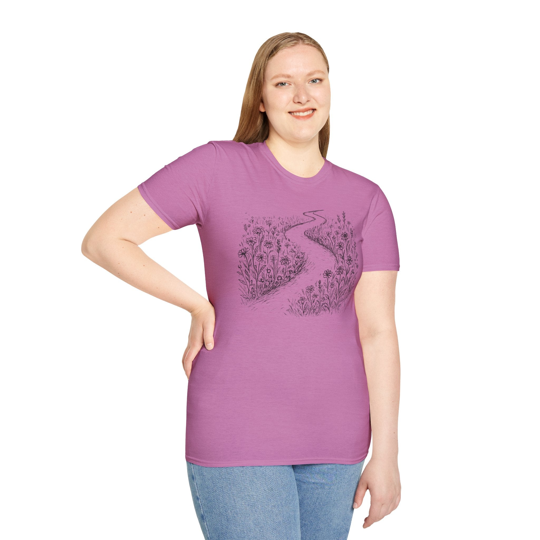 Winding Path Through The Meadow T-Shirt