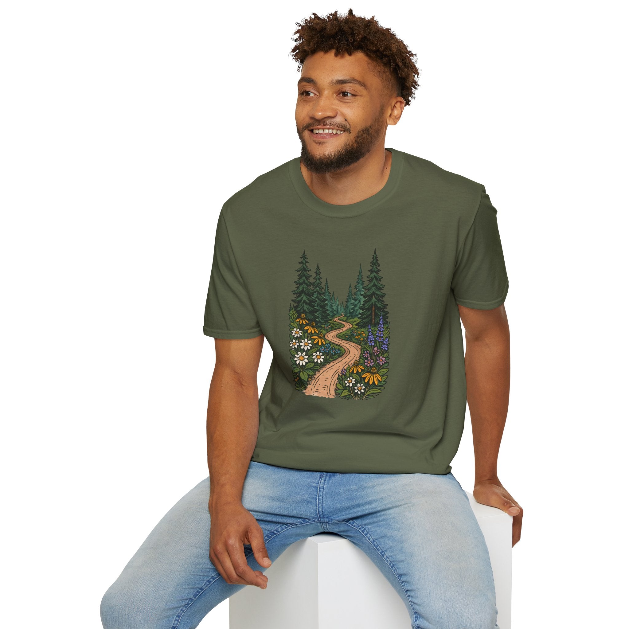 Winding Forest Path T-Shirt