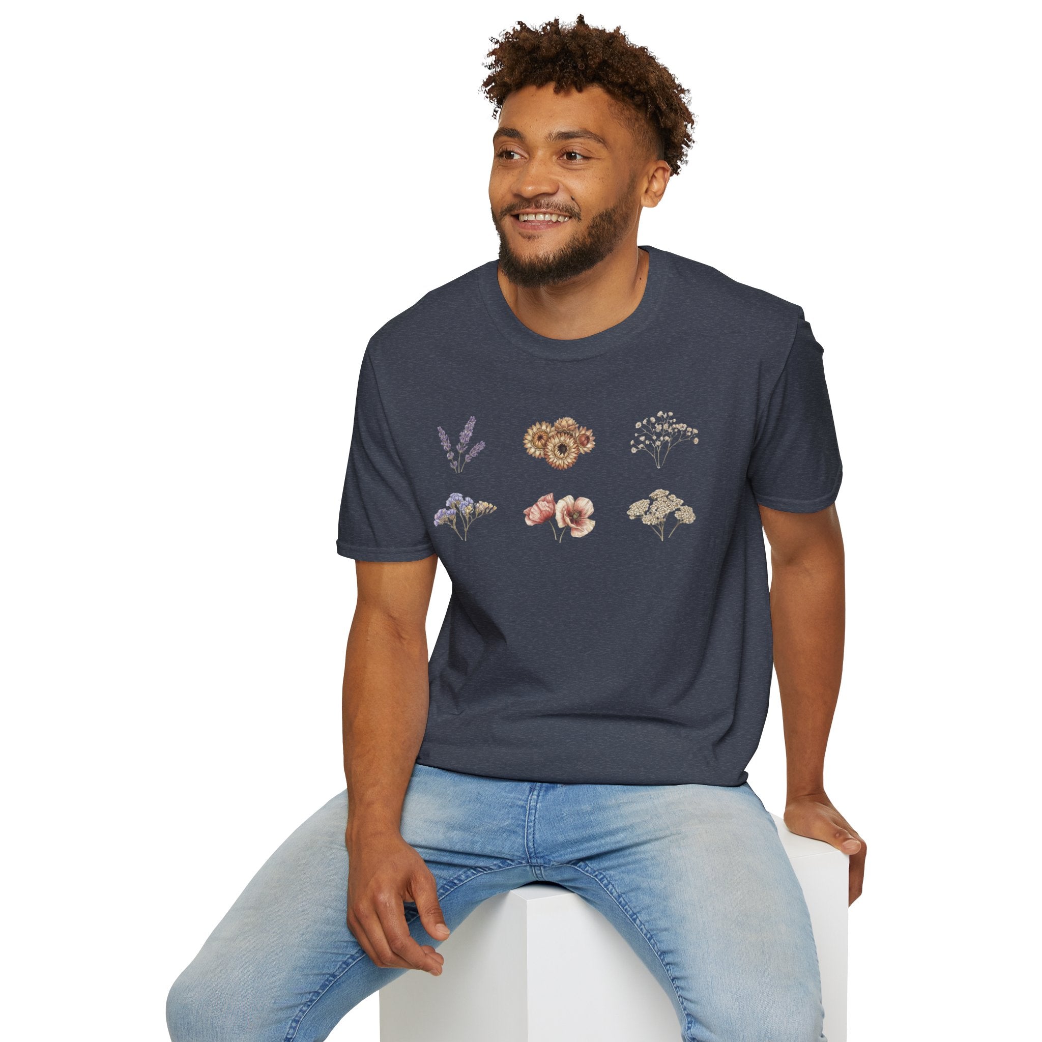 Floral Mini Bouquet T-Shirt — Vintage Botanical Graphic Tee