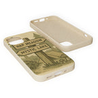 Biodegradable Phone Case — 'Nap Meadow' Mystic Lake Camping Design