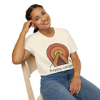 Happy Camper Retro Sunset Camping T-Shirt