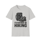 Boots & Backpack "I'd Rather Be Hiking" T-Shirt