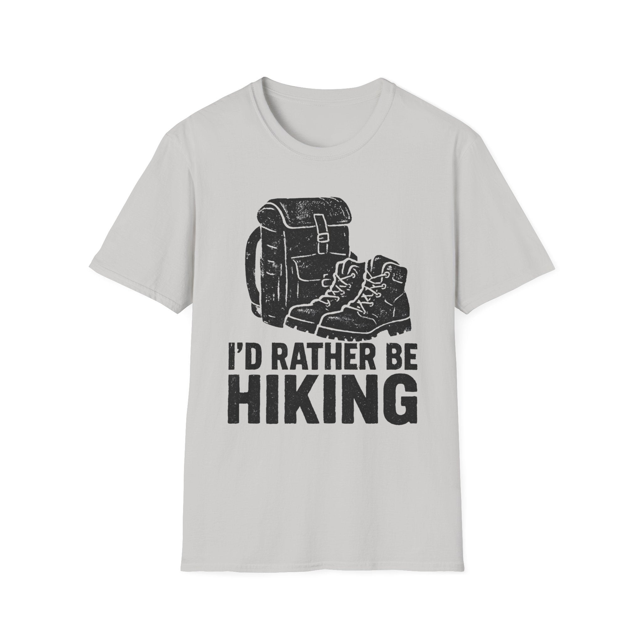 Boots & Backpack "I'd Rather Be Hiking" T-Shirt
