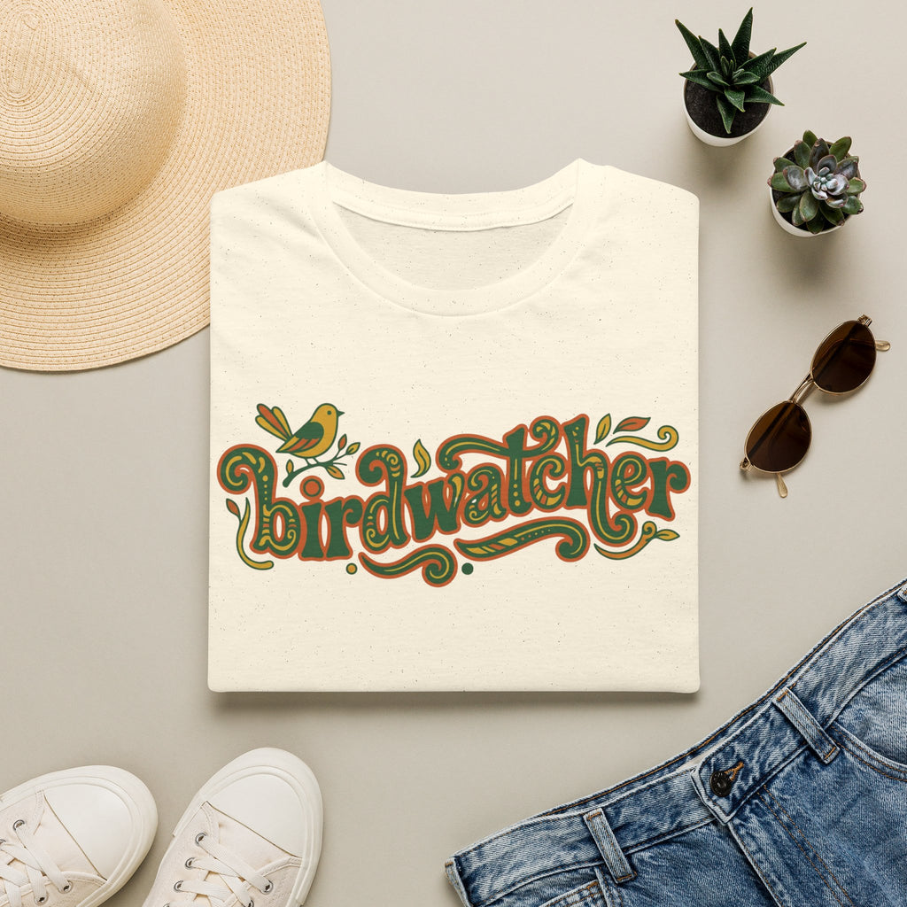 "Birdwatcher" Retro Nature Tee Shirt