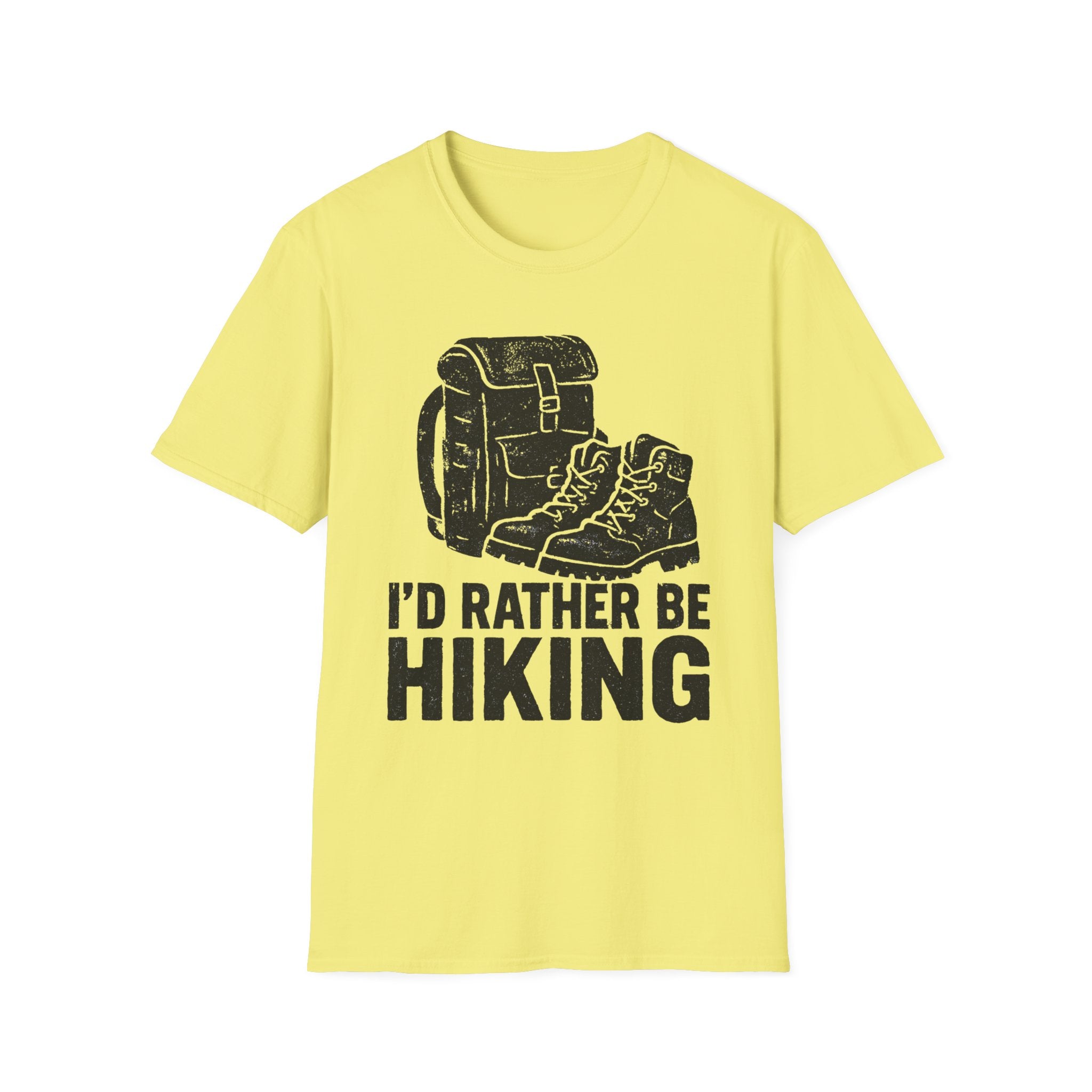 Boots & Backpack "I'd Rather Be Hiking" T-Shirt