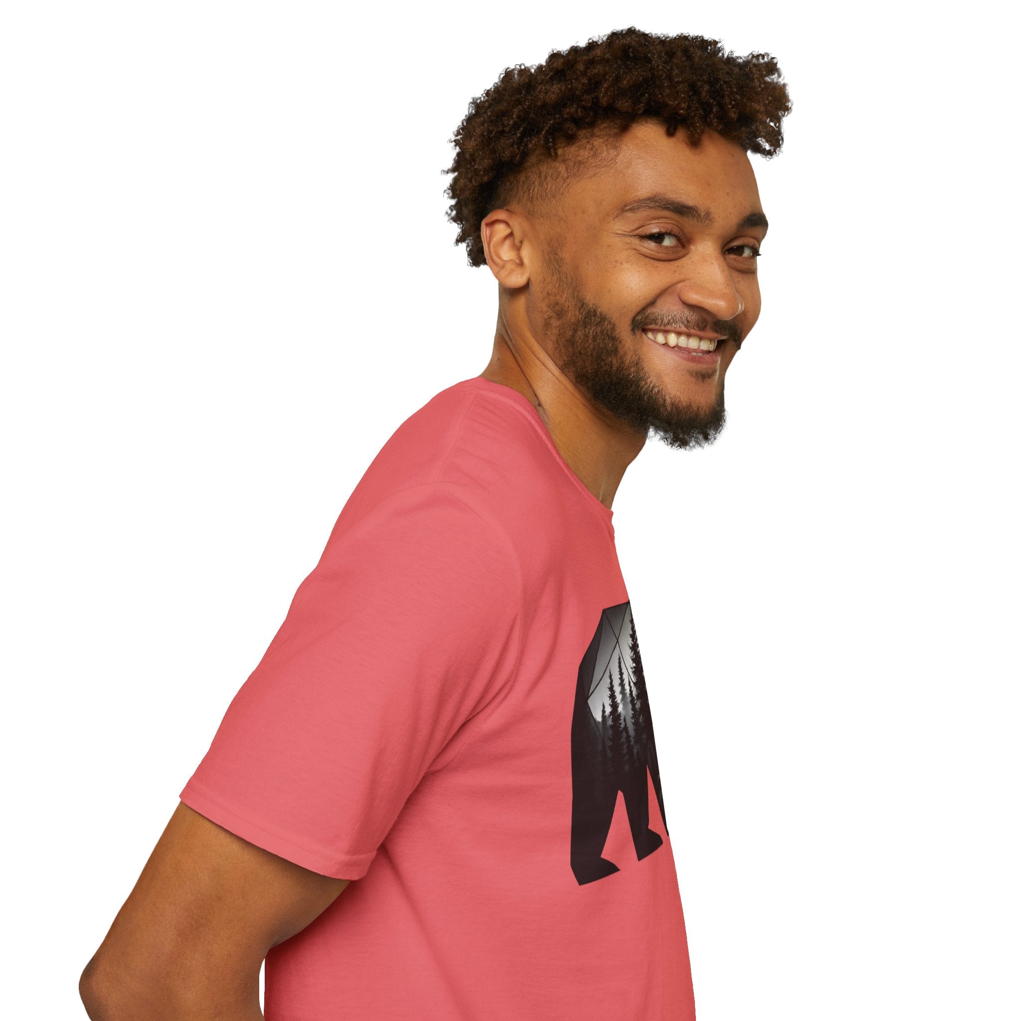 Geometric Forest Bear T-Shirt