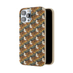 Eco-Friendly Phone Case — Vintage Camper Pattern Biodegradable iPhone Cover