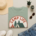 Camp Life T-Shirt — Tent & Campfire Outdoor Tee