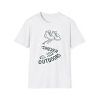 Boots with Footprints "Forever Outdoors" T-Shirt
