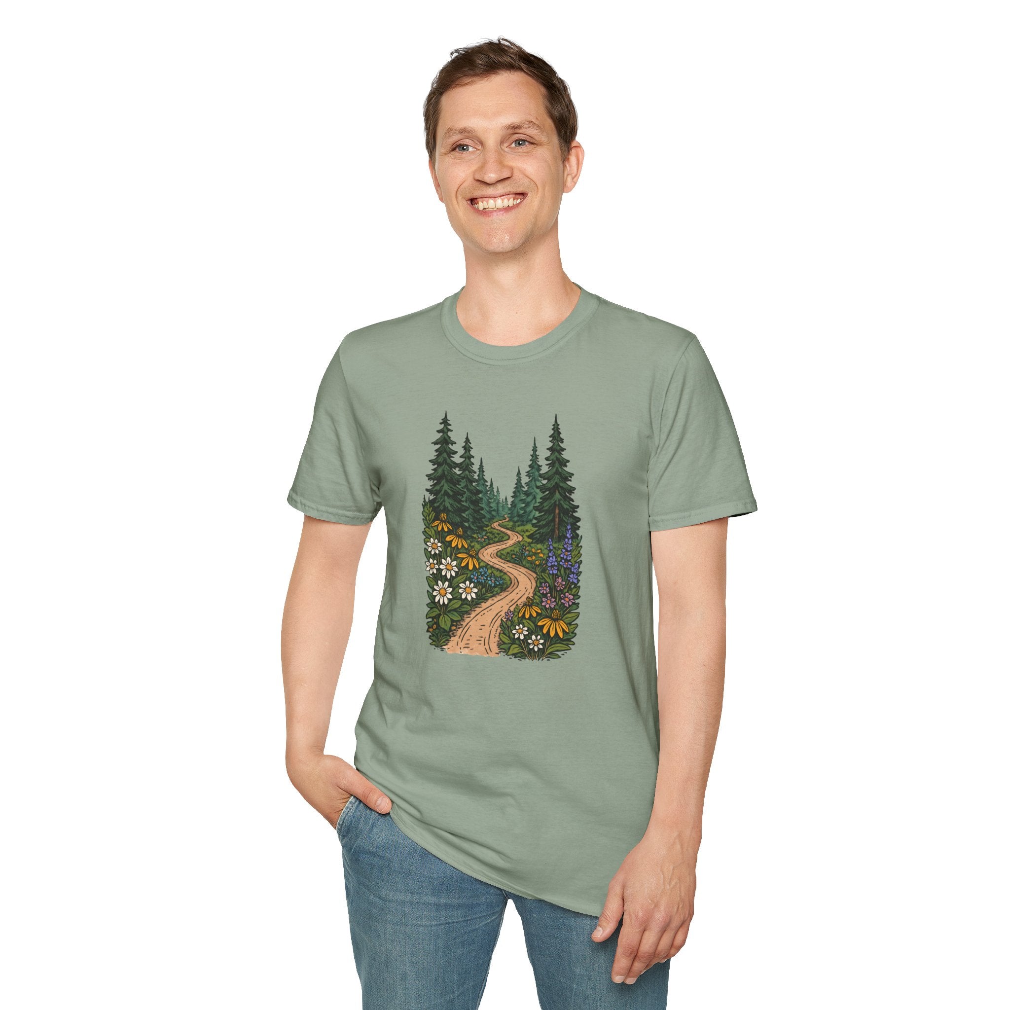 Winding Forest Path T-Shirt