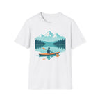 Kayaker on Serene Mountain Lake T-Shirt