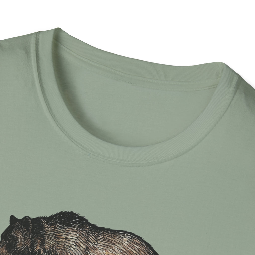 Bear & Pines T‑Shirt — Rustic Woodland Graphic Tee