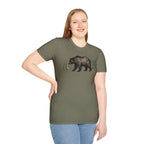 Bear & Forest T‑Shirt - Rustic Woodland Graphic Tee