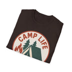 Camp Life T-Shirt — Tent & Campfire Outdoor Tee