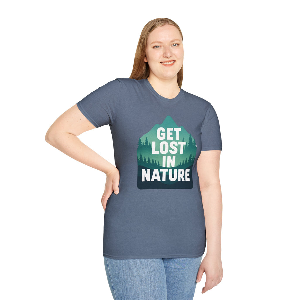 "Get Lost in Nature" Pine Trees T-Shirt