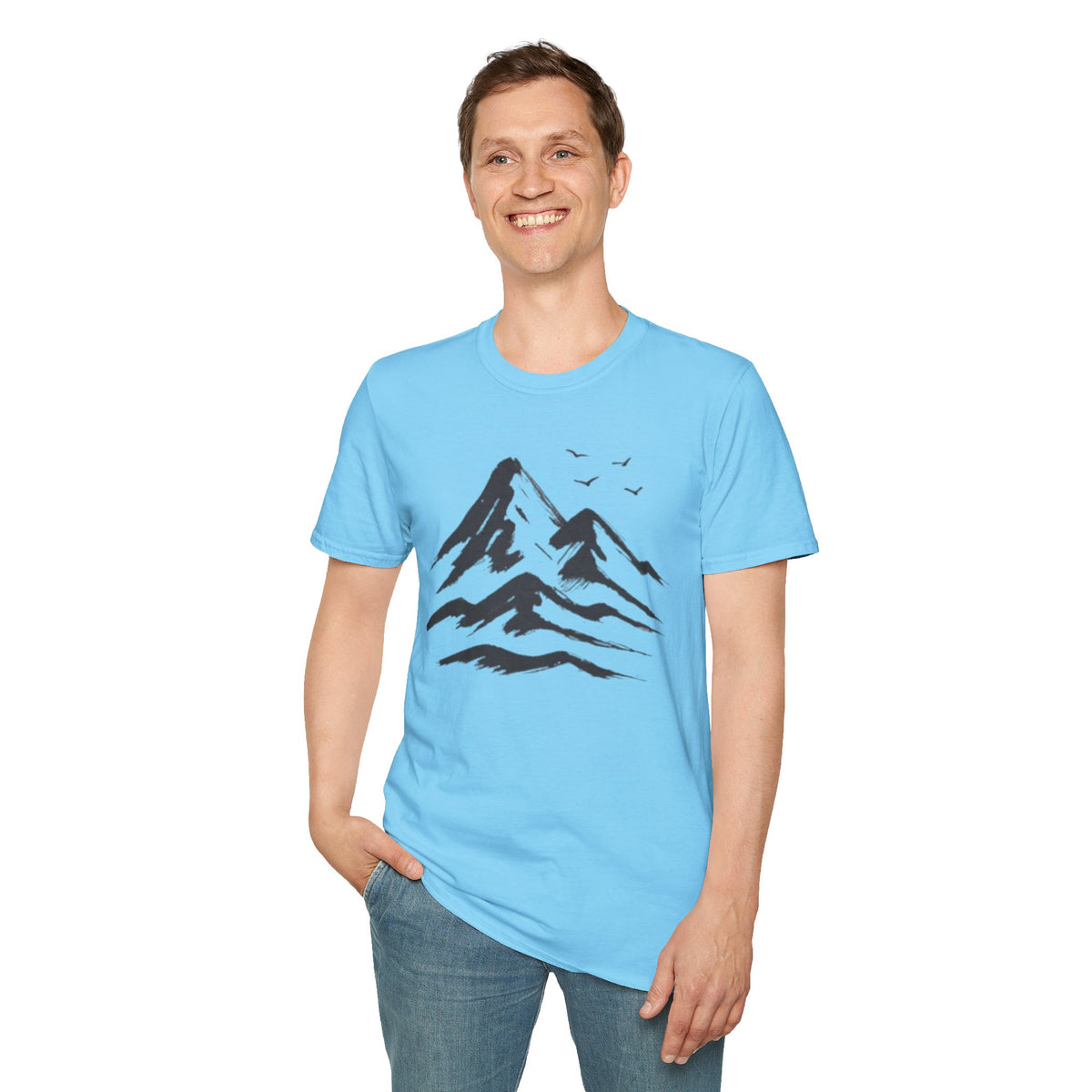 Mountains and Birds T-Shirt