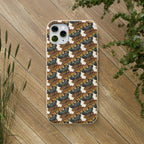 Eco-Friendly Phone Case — Vintage Camper Pattern Biodegradable iPhone Cover