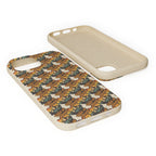 Eco-Friendly Phone Case — Vintage Camper Pattern Biodegradable iPhone Cover
