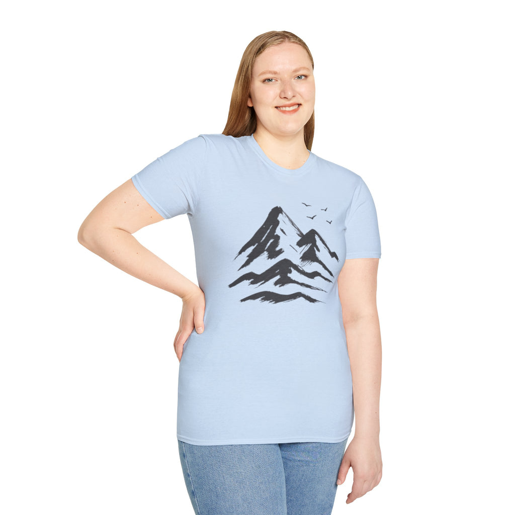 Mountains and Birds T-Shirt