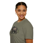 Bear & Forest T‑Shirt - Rustic Woodland Graphic Tee