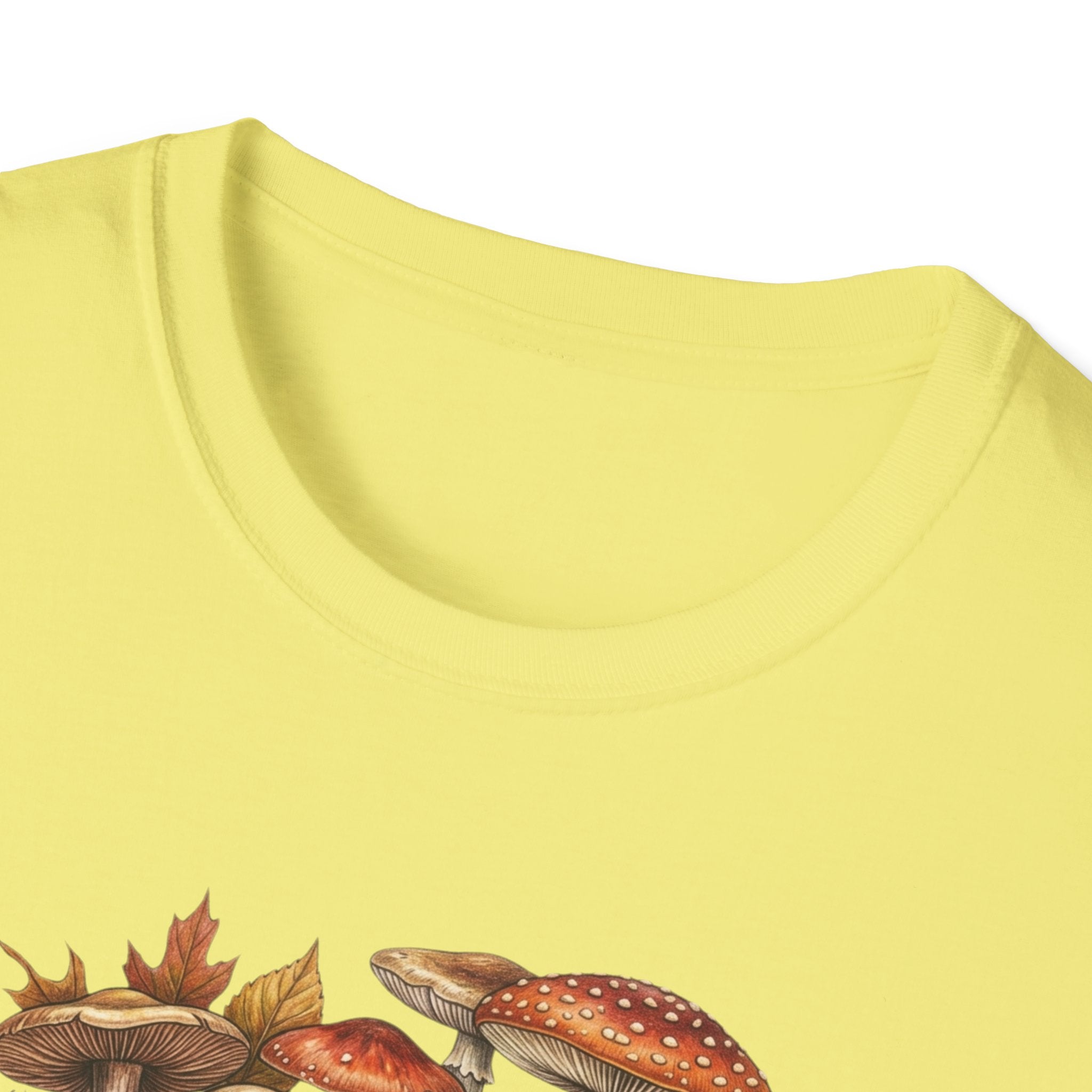 Mushroom & Autumn Leaves T-Shirt