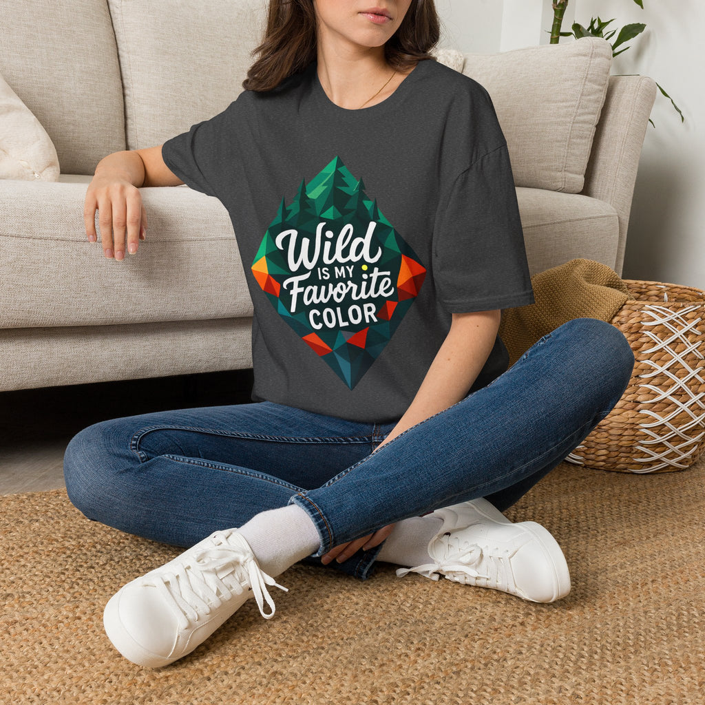 Wild Is My Favorite Color Diamond T-Shirt — Pines & Geometric Logo