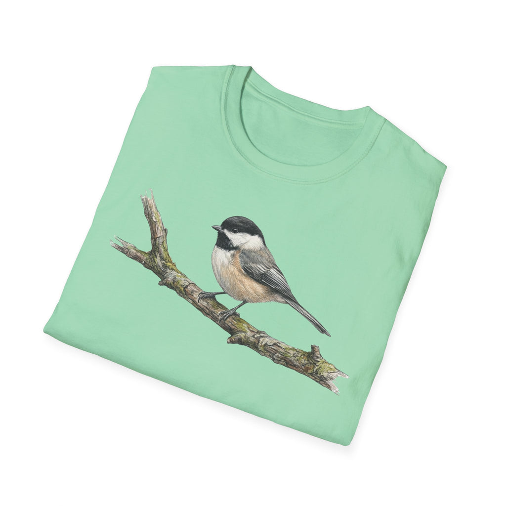 Copy of Chickadee Tee — Watercolor Songbird T‑Shirt
