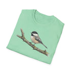 Copy of Chickadee Tee — Watercolor Songbird T‑Shirt